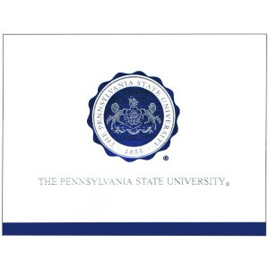 The Pennsylvania State University seal on card image